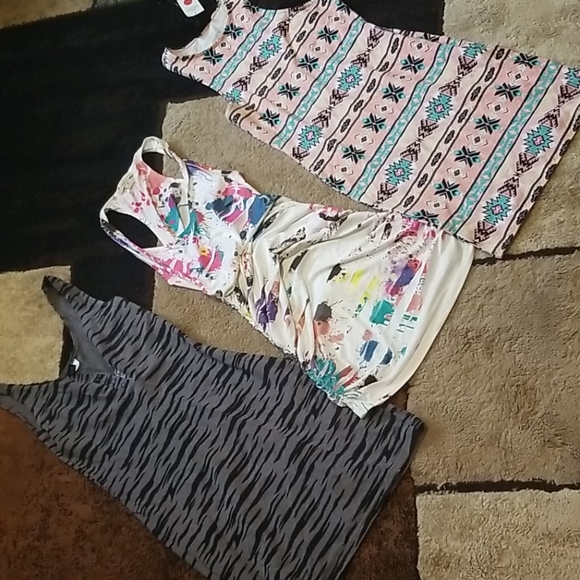 3 assorted stretchy bodycon dresses - Picture 1 of 4